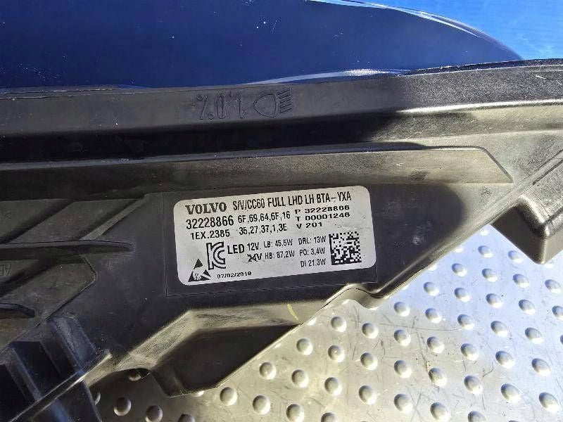 Frontscheinwerfer Volvo S60 V60 32228866 LED Links Scheinwerfer Headlight SCH4401711240ov