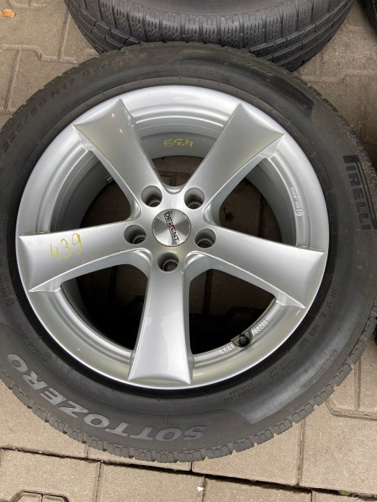4x Alufelge 17 Zoll 7.5" 5x112 37ET Silber Audi I Rim Wheel FEL2746725067ka