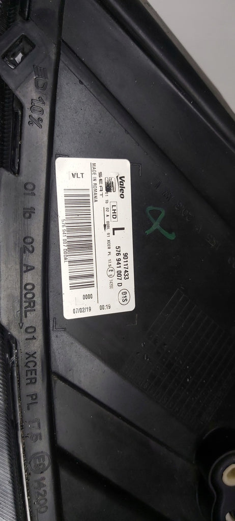 Frontscheinwerfer Seat Ateca 576941007 LED Links Scheinwerfer Headlight