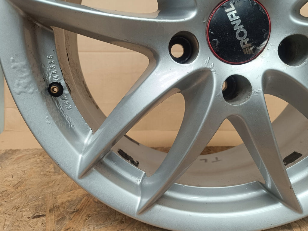 1x Alufelge 17 Zoll 7.0" 5x114.3 49ET Matt Silber KBA46325 46R7705 Rim Wheel FEL3393416831xq