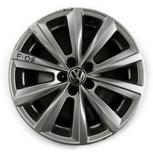 Load image into Gallery viewer, 1x Alufelge 16 Zoll 7.0&quot; 5x100 46ET Glanz Silber VW Polo 6r Rim Wheel