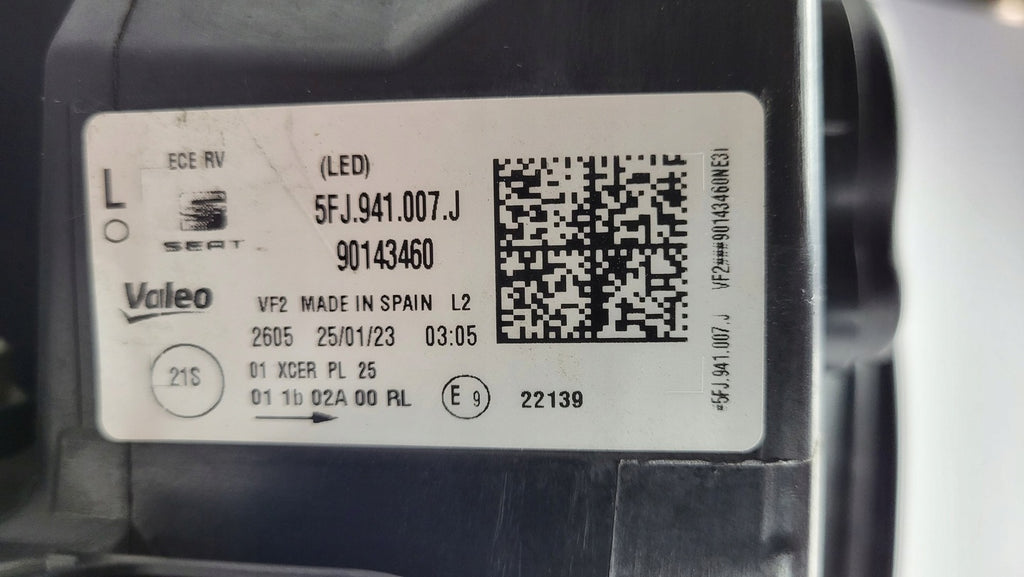 Frontscheinwerfer Seat Tarraco 5FJ941007J LED Links Scheinwerfer Headlight