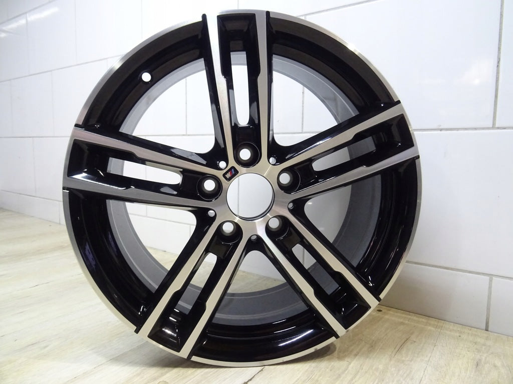 1x Alufelge 18 Zoll 8.0" 5x120 52ET Glanz Schwarz 8009703 BMW 1 F21 F20 FEL9094036281fq