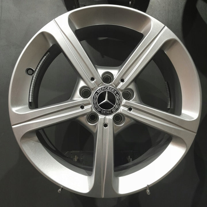 4x Alufelge 17 Zoll 6.5" 5x112 44ET Glanz Silber A1774011200 Mercedes-Benz W177 FEL2954822553kf