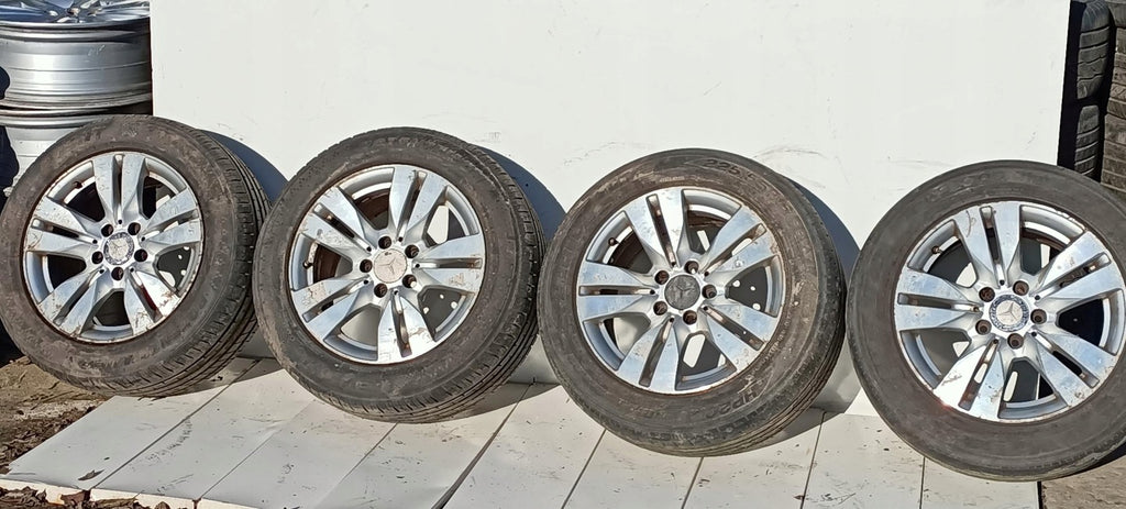 4x Alufelge 16 Zoll 8.0" 5x112 46ET A2124010202 Mercedes-Benz W204 Rim Wheel FEL9965680997fx