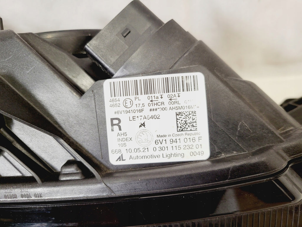 Frontscheinwerfer Skoda Fabia III 6V1941016F Full LED Rechts Headlight SCH4379646983pm