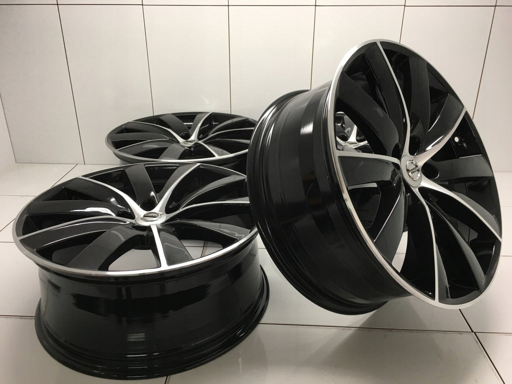 4x Alufelge 19 Zoll 8.0" 5x108 42 5ET Glanz Silber 31362276 Volvo I Rim Wheel FEL9613282151ah