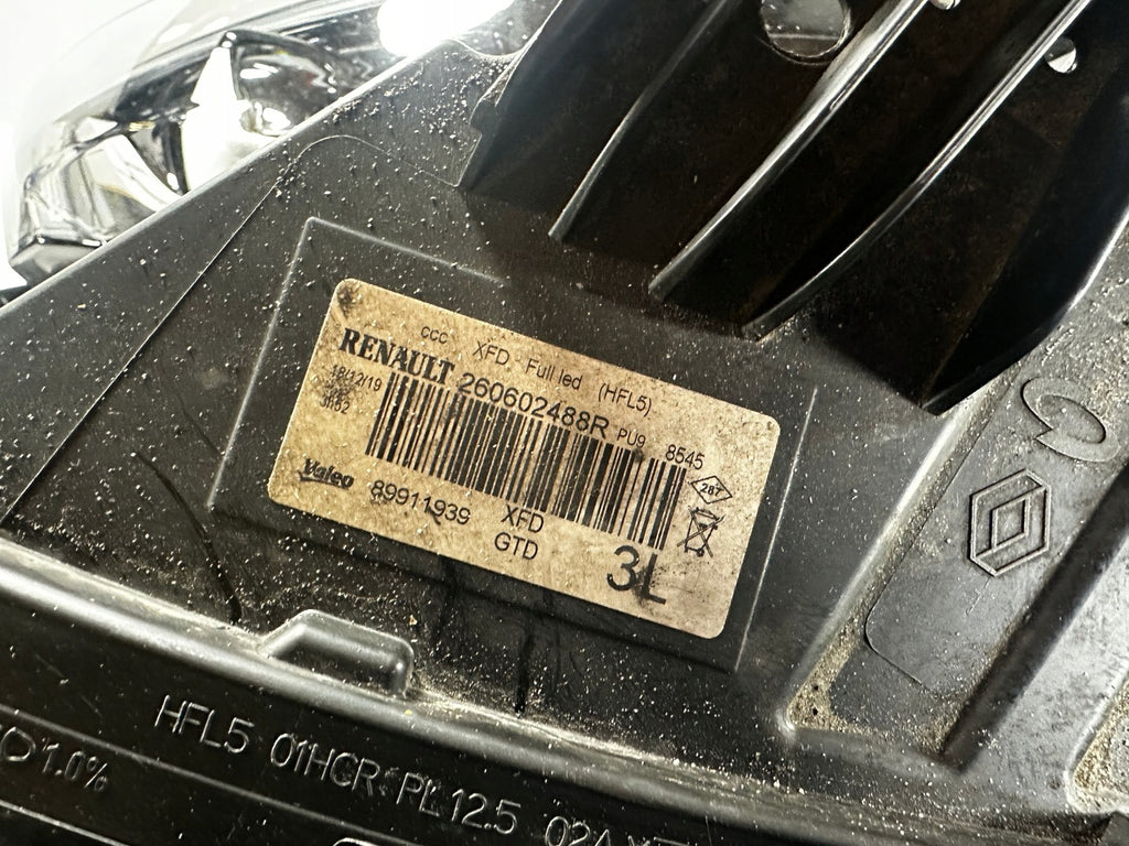 Frontscheinwerfer Renault Talisman 260602488R 260100184R LED Ein Satz Headlight SCH6103667958kt