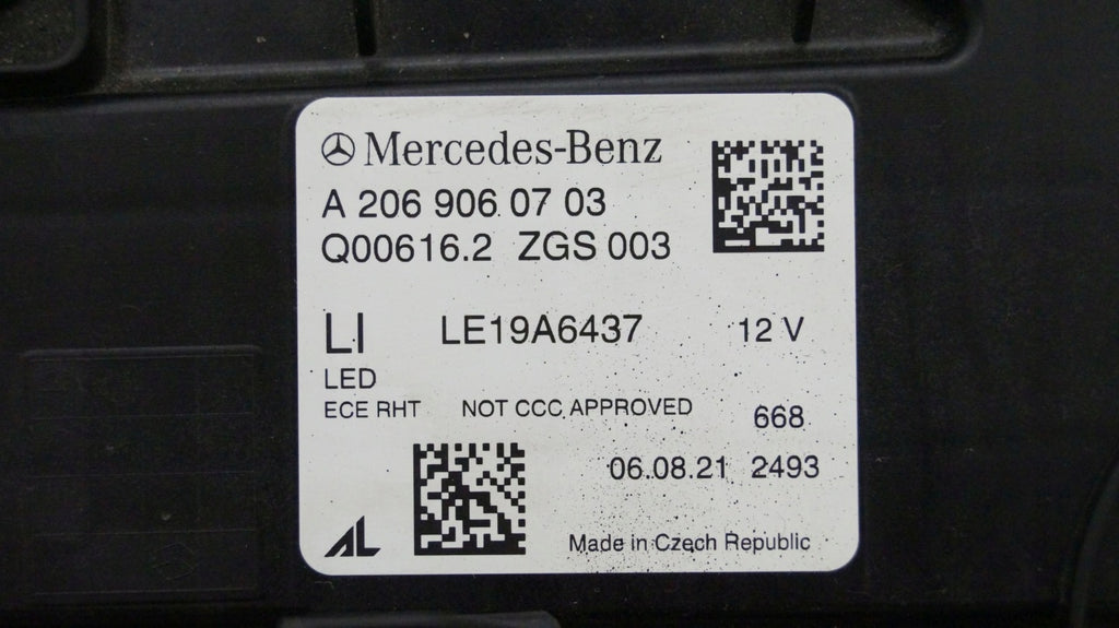 Frontscheinwerfer Mercedes-Benz A206906070389 LED Links Scheinwerfer Headlight SCH1150311170si