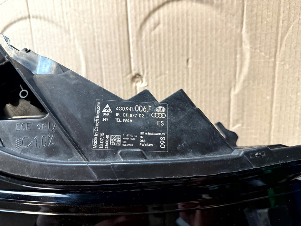 Frontscheinwerfer Audi A6 C7 4G0941006F LED Rechts Scheinwerfer Headlight