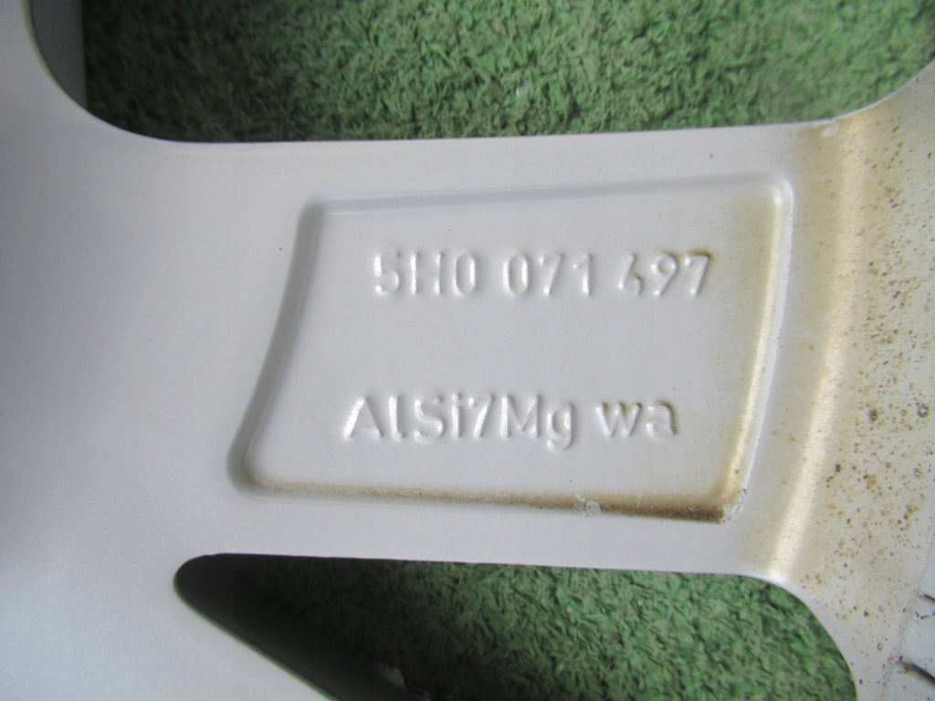1x Alufelge 17 Zoll 6.5" 5x112 46ET Glanz Silber 5H0071497 VW Golf Viii FEL8884957732fr