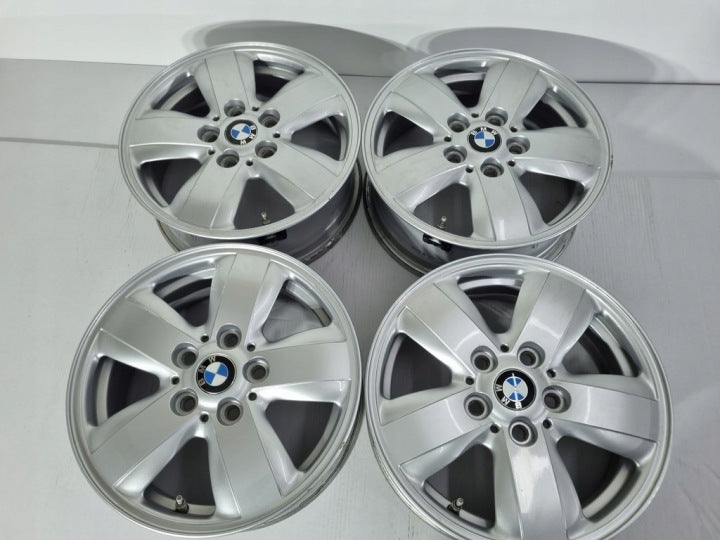 4x Alufelge 15 Zoll 5.5" 5x112 46ET Glanz Silber 6855101 Mini Rim Wheel FEL1880901952yc