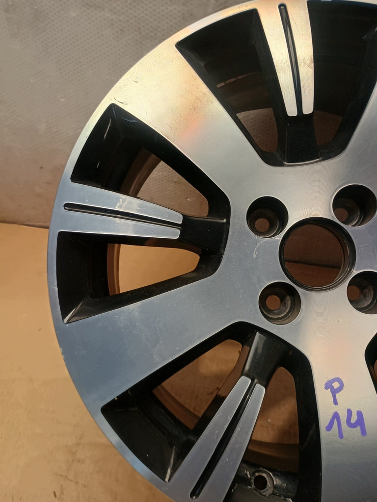 1x Alufelge 16 Zoll 6.0" 4x100 Schwarz 403000554R Renault Clio IV Captur I 1 FEL8498850594st