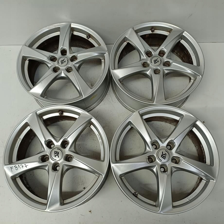 4x Alufelge 17 Zoll 7.0" 5x112 47ET Glanz Silber Audi I Rim Wheel FEL5632386341hx
