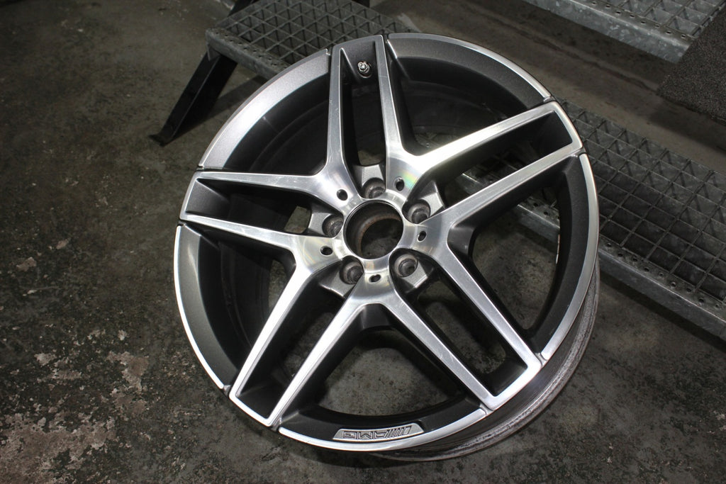 1x Alufelge 19 Zoll 8.5" 5x112 38ET Glanz A2224010000 Mercedes-Benz W222 FEL9112537604rg
