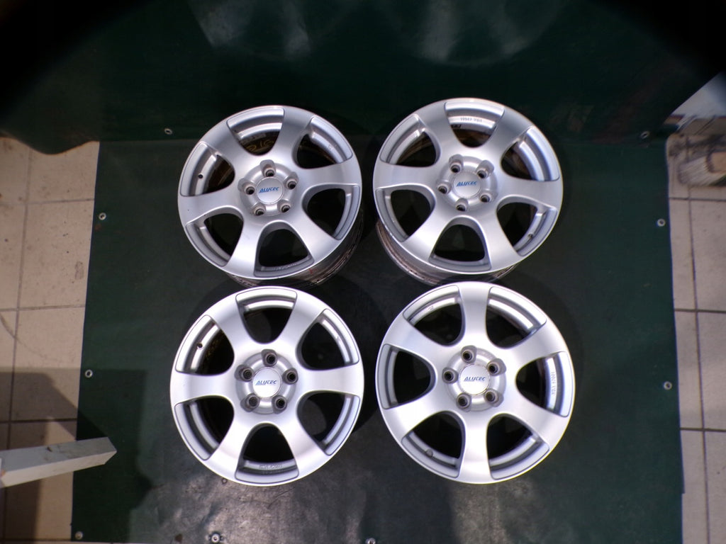 4x Alufelge 16 Zoll 6.5" 5x108 50ET Silber KBA47001 Rim Wheel FEL8265634896xi