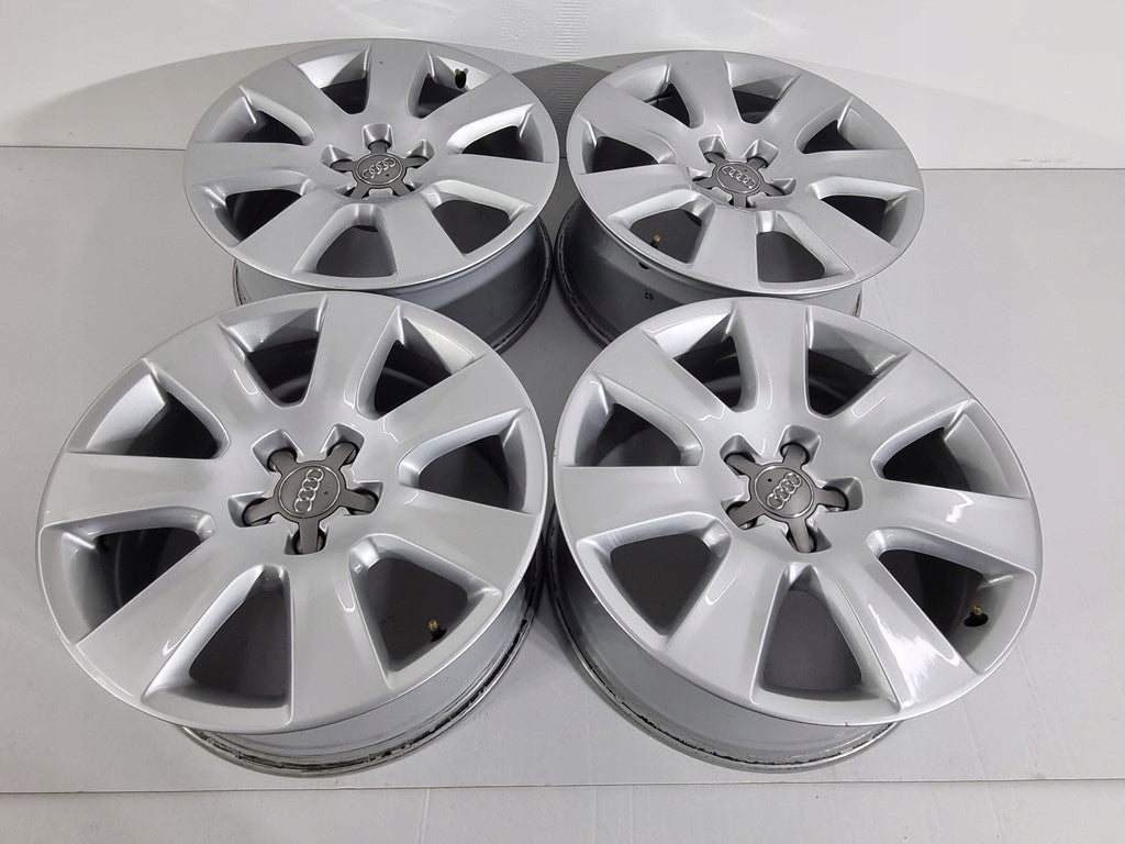 4x Alufelge 18 Zoll 7.5" 5x112 26ET Glanz Silber 4H0601025B Audi Rim Wheel FEL3613789769bi