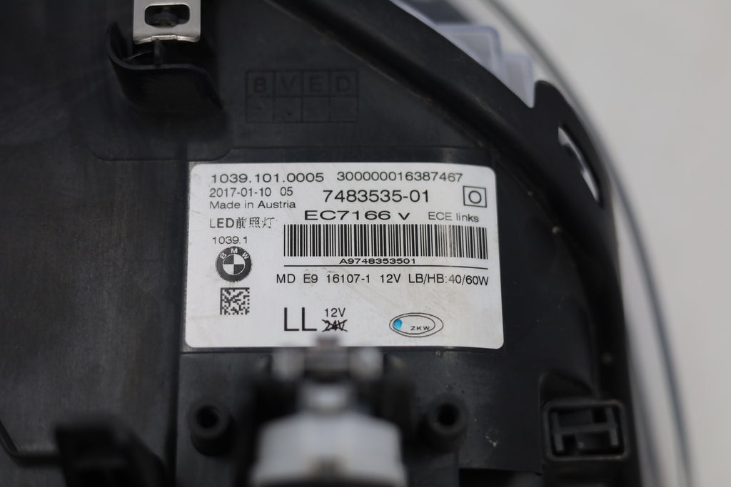 Frontscheinwerfer BMW G30 7483535 LED Links Scheinwerfer Headlight