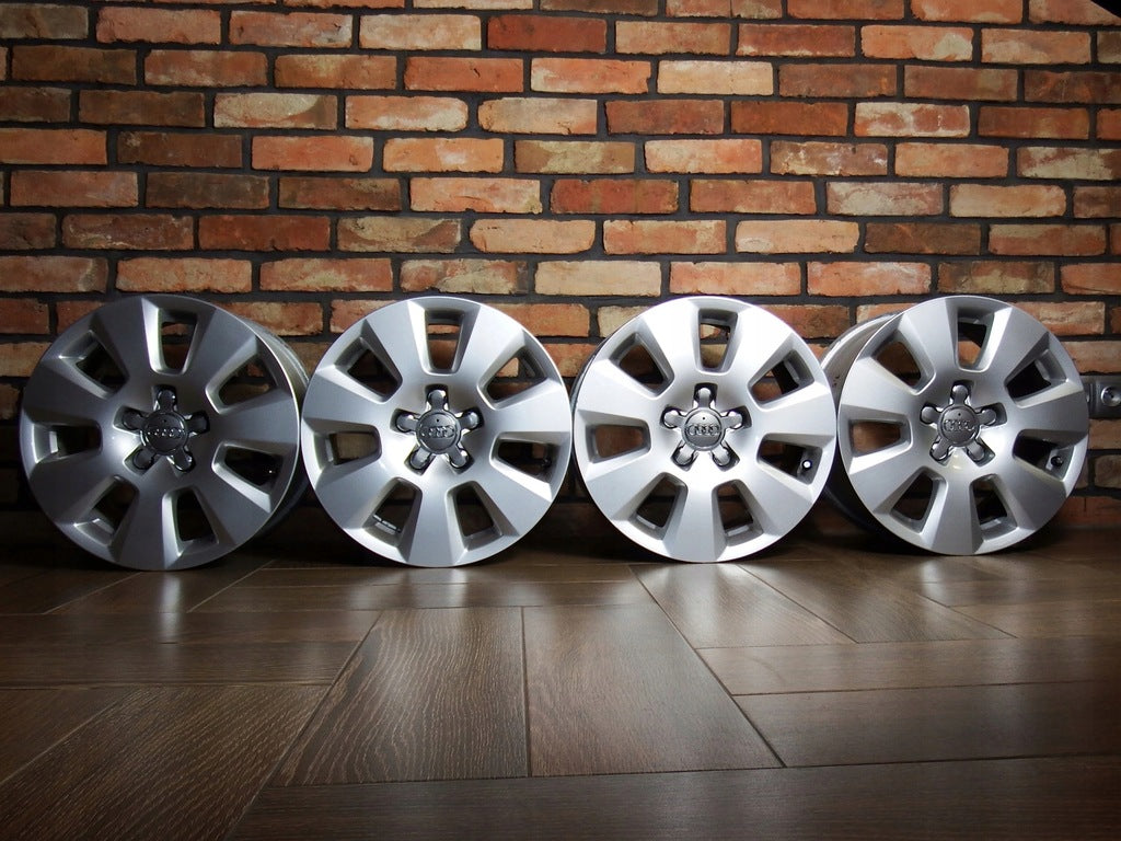 4x Alufelge 16 Zoll 7.5" 5x112 37ET Glanz Silber Audi A6 C7 Rim Wheel FEL7938190671sz