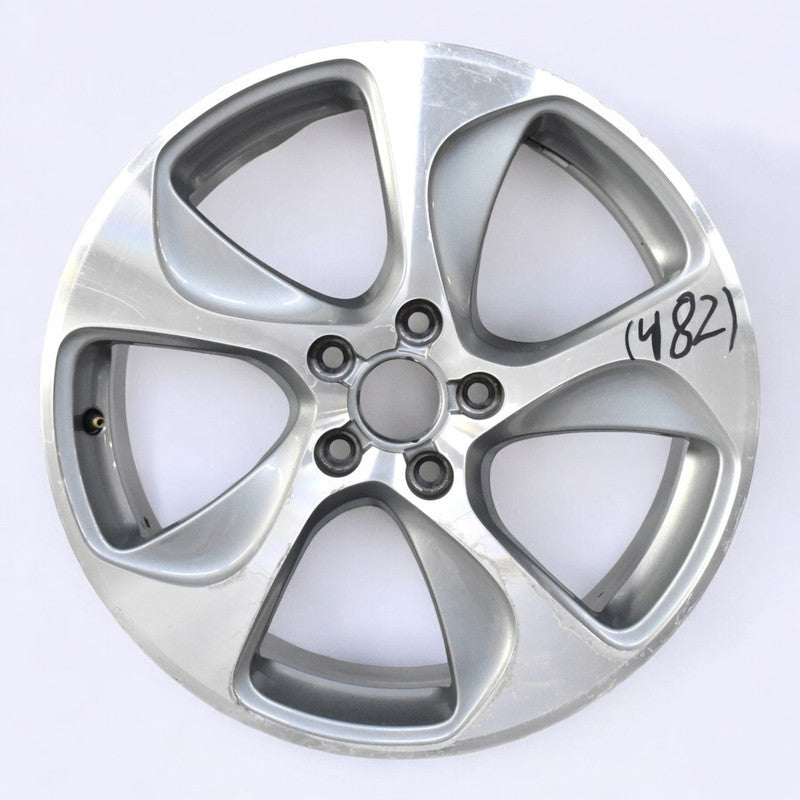 1x Alufelge 18 Zoll 7.5" 5x112 51ET Glanz Silber 8V0601025BQ Audi A3 Mg