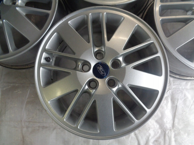 4x Alufelge 16 Zoll 6.5" 5x108 50ET Glanz Schwarz 6M21-1007-BB Ford Rim Wheel FEL3242990176rj