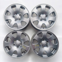 Laden Sie das Bild in den Galerie-Viewer, 4x Alufelge 15 Zoll 7.0&quot; 5x112 39ET Glanz Silber 8E0601025 Audi Rim Wheel