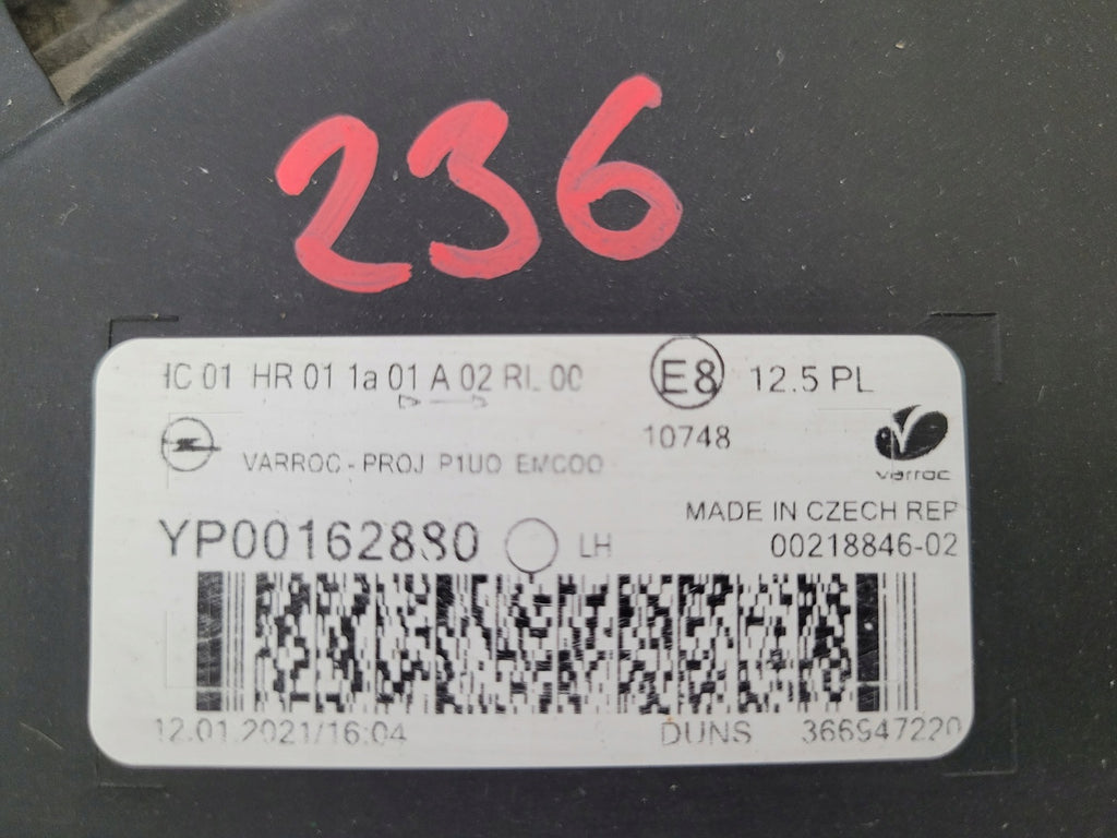 Frontscheinwerfer Opel Grandland X YP00162880 Full LED Links Headlight SCH6123432272nk