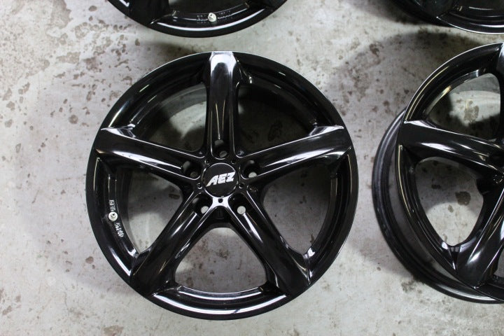 4x Alufelge 17 Zoll 7.5" 5x112 40ET Glanz Schwarz KBA-47940-KBA Audi I Rim Wheel FEL2186515089vy