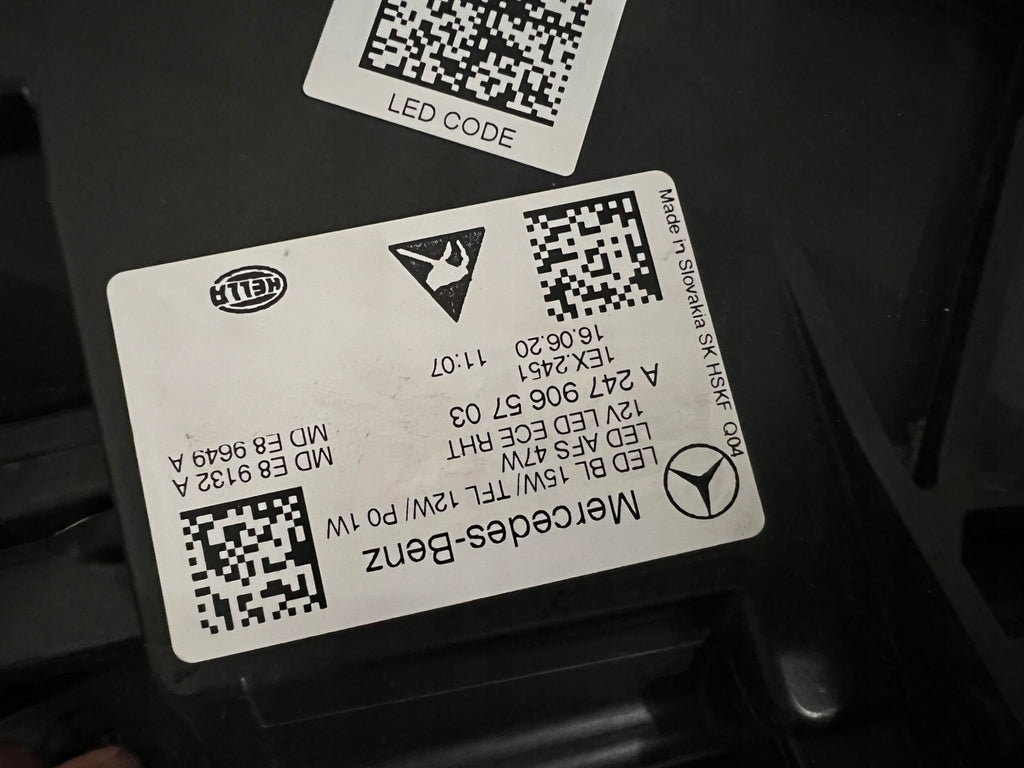 Frontscheinwerfer Mercedes-Benz W247 A2479065703 Full LED Links Headlight SCH2101954699ds