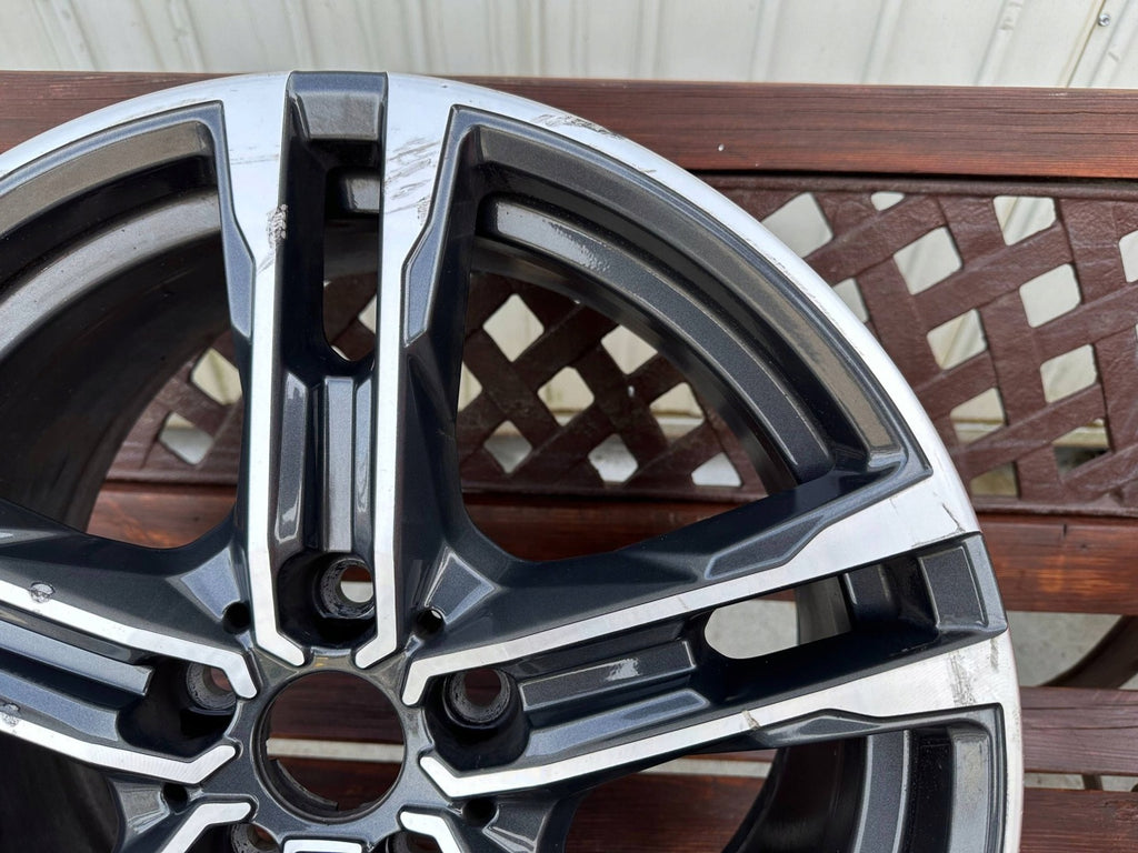 1x Alufelge 18 Zoll 8.0" 5x112 57ET Glanz Graphit 8092352 BMW F44 1 F40 Mg FEL9716623834vd