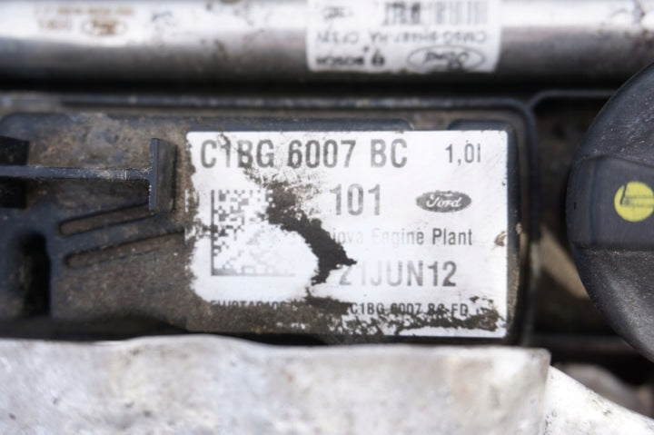 Motor Ford B-Max SFJB 1.0 100PS 74kW 67TKm Benzin Engine Komplett MOT6960900121rd