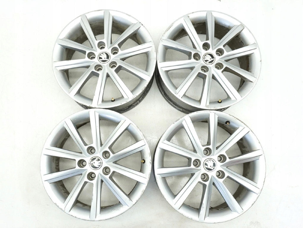 4x Alufelge 17 Zoll 7.0" 5x112 49ET 5E0601025E Skoda Superb Iii Rim Wheel FEL9425202917ou