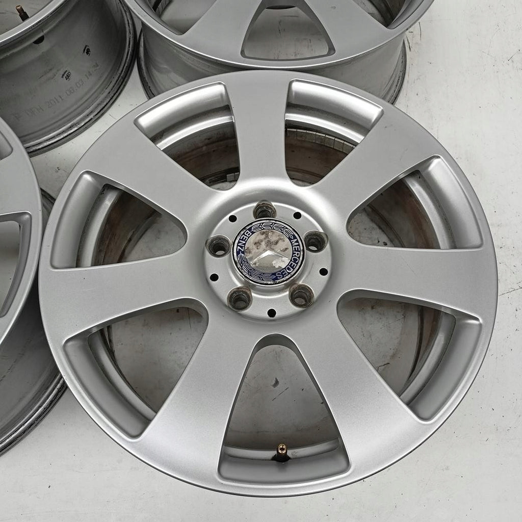 4x Alufelge 17 Zoll 7.5" 5x112 47 5ET A2044013502 Mercedes-Benz W204 Rim Wheel FEL3093524203zl