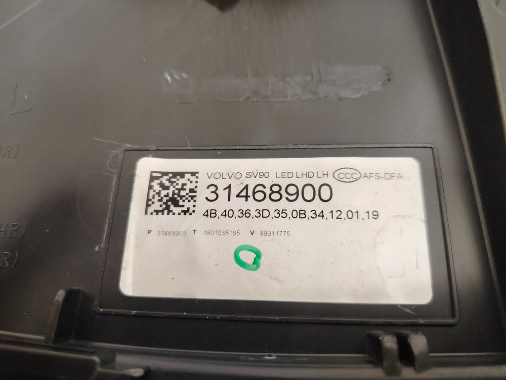 Frontscheinwerfer Volvo S90 V90 31468900 LED Links Scheinwerfer Headlight SCH1859438638tz