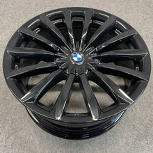 Load image into Gallery viewer, 4x Alufelge 19 Zoll 8.5" 5x112 25ET Glanz Schwarz 6861225 BMW 7 G11 G12 FEL3654471875ms