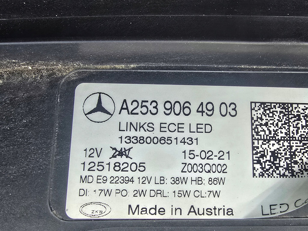 Frontscheinwerfer Mercedes-Benz Glc A2539064903 Links Scheinwerfer Headlight SCH5869909460sm