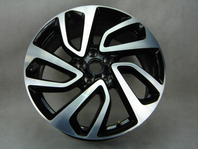 1x Alufelge 19 Zoll 7.5" 5x108 42ET Glanz Schwarz YP00064680 Opel Grandland X