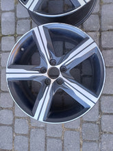 Load image into Gallery viewer, 1x Alufelge 18 Zoll 8.0" 5x108 55ET Glanz Schwarz 31445218 Volvo V70 V60 Xc60 FEL9515161100ci