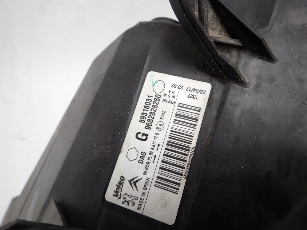Frontscheinwerfer Citroën Berlingo Partner 9682828280 Links Headlight SCH1165365154mj