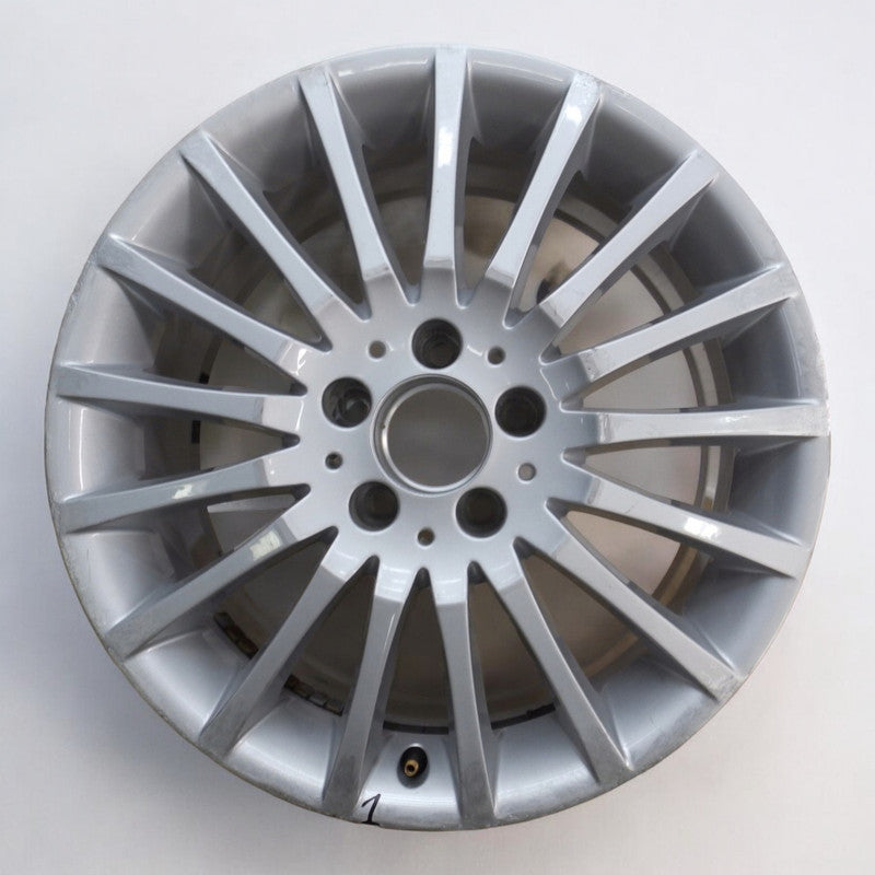 1x Alufelge 17 Zoll 7.5" 5x112 47ET Glanz Silber A2044011202 Mercedes-Benz