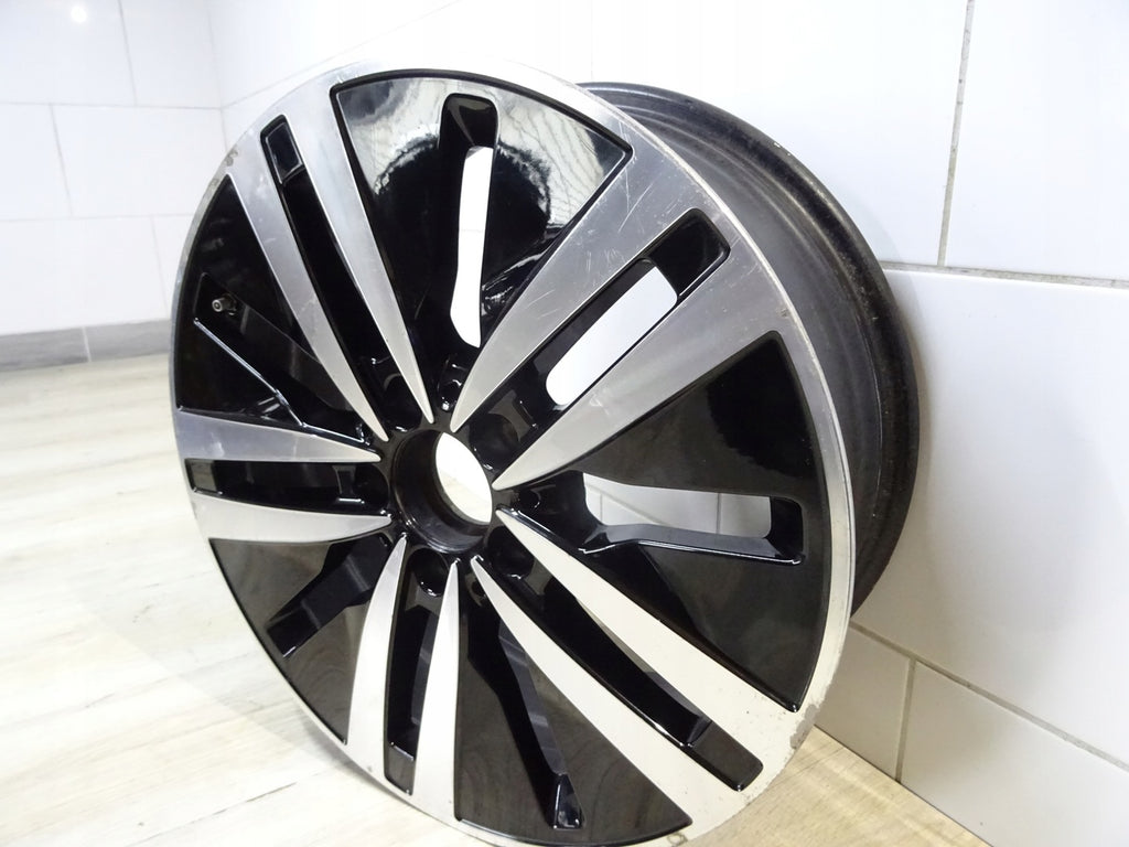 1x Alufelge 17 Zoll 6.5" 5x112 44ET Glanz Schwarz A1774010200 Mercedes-Benz