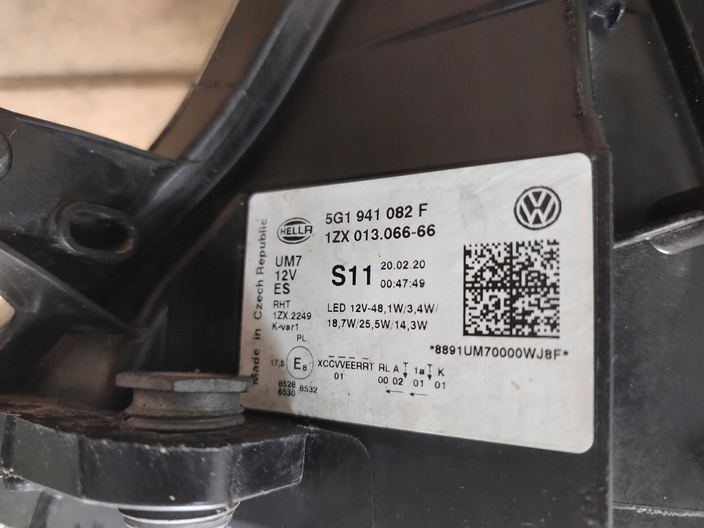 Frontscheinwerfer VW Golf VII 5G1941082F Rechts Scheinwerfer Headlight SCH3730108707uh