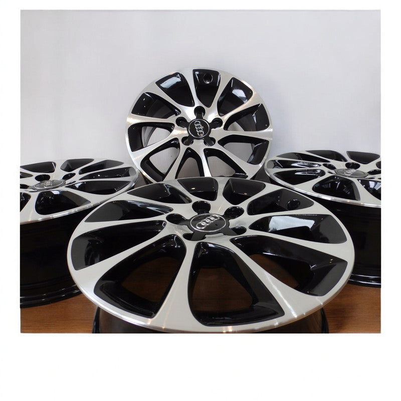 4x Alufelge 16 Zoll 6.5" 5x112 46ET Audi A3 Rim Wheel