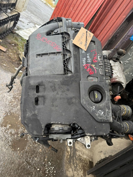 Motor Citroën Peugeot I 9H05 10JBEU 1.6 HDI 73PS 54kW 2008 Diesel Komplett MOT4206676090yy