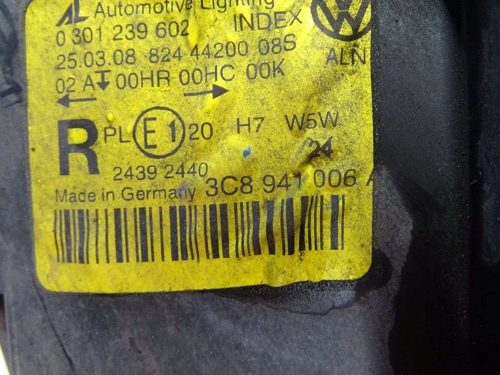 Frontscheinwerfer VW Passat Cc 3C8941006A Rechts Scheinwerfer Headlight SCH9391963775xn