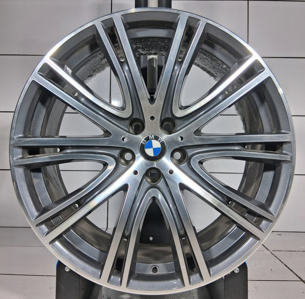 1x Alufelge 20 Zoll 8.0" 5x112 30ET Glanz Grau 8053501 BMW G31 G30 Rim Wheel FEL1302331159bd