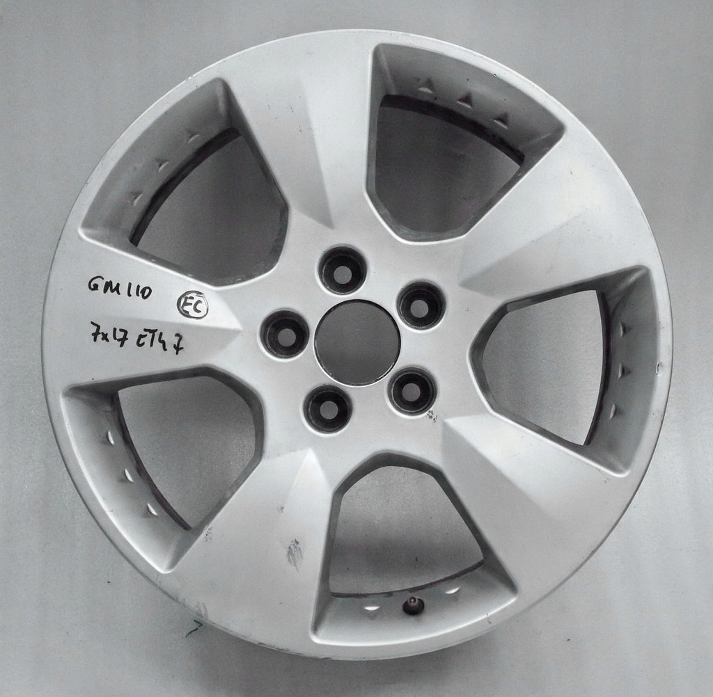 1x Alufelge 17 Zoll 7.0" 5x110 47ET 9270014 Opel Astra Zafira Rim Wheel