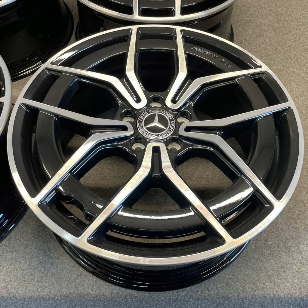 4x Alufelge 19 Zoll 8.0" 5x112 43ET Glanz Schwarz A2134016500 Mercedes-Benz W213 FEL7367996948uo