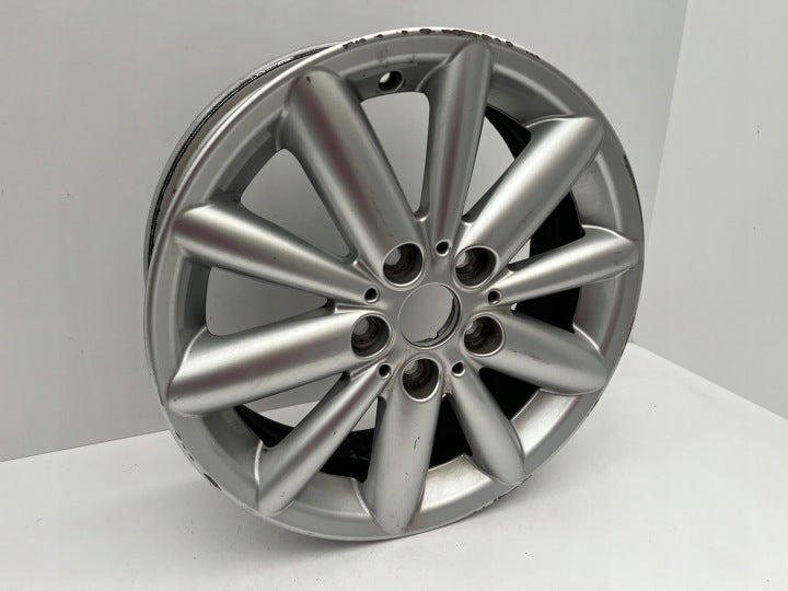 1x Alufelge 16 Zoll 5.5" 5x112 46ET Glanz Silber 6855117 Mini F57 F56 F55 FEL9575885311rk
