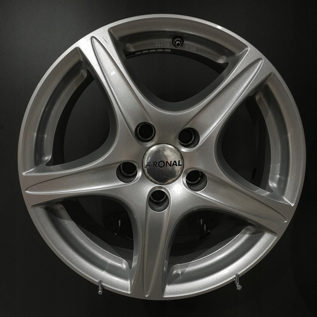 4x Alufelge 16 Zoll 6.5" 5x112 40ET Glanz Silber Audi I Rim Wheel FEL8799543616qb